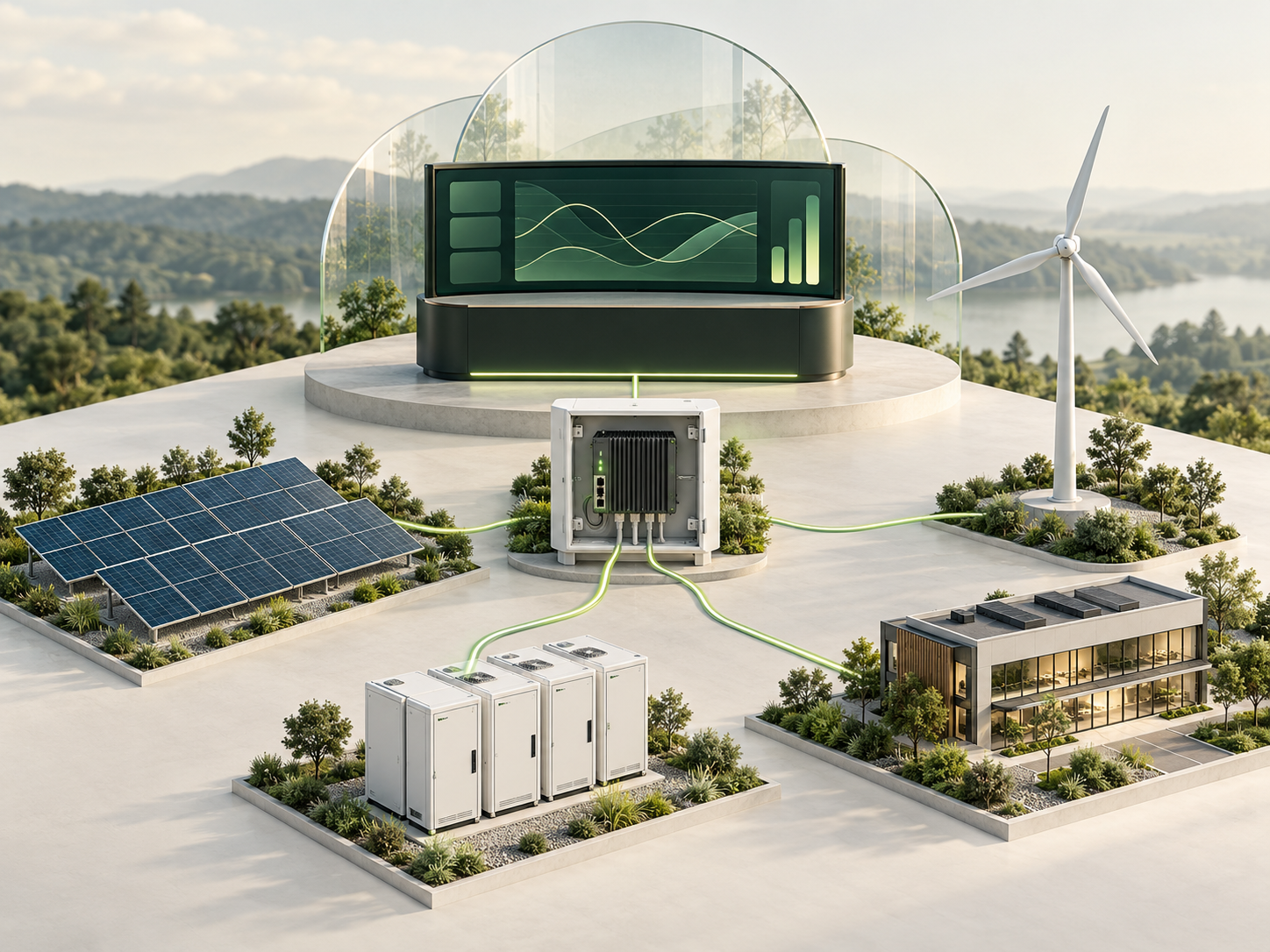 Platform and energy flows